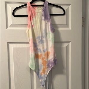 Abercrombie and Fitch tie dye bodysuit